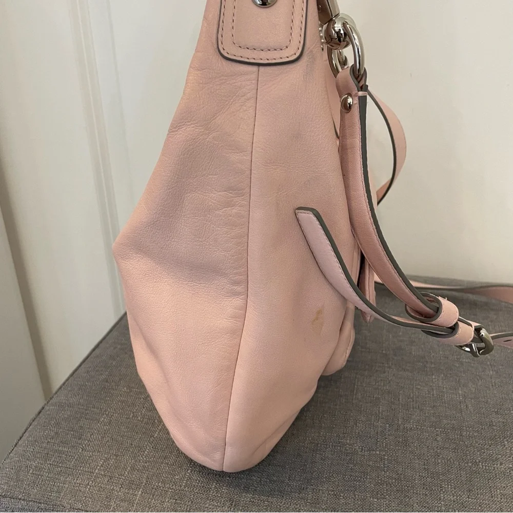 COACH Kristin Hobo Bag Convertible Crossbody - Pink - Picture 10 of 16